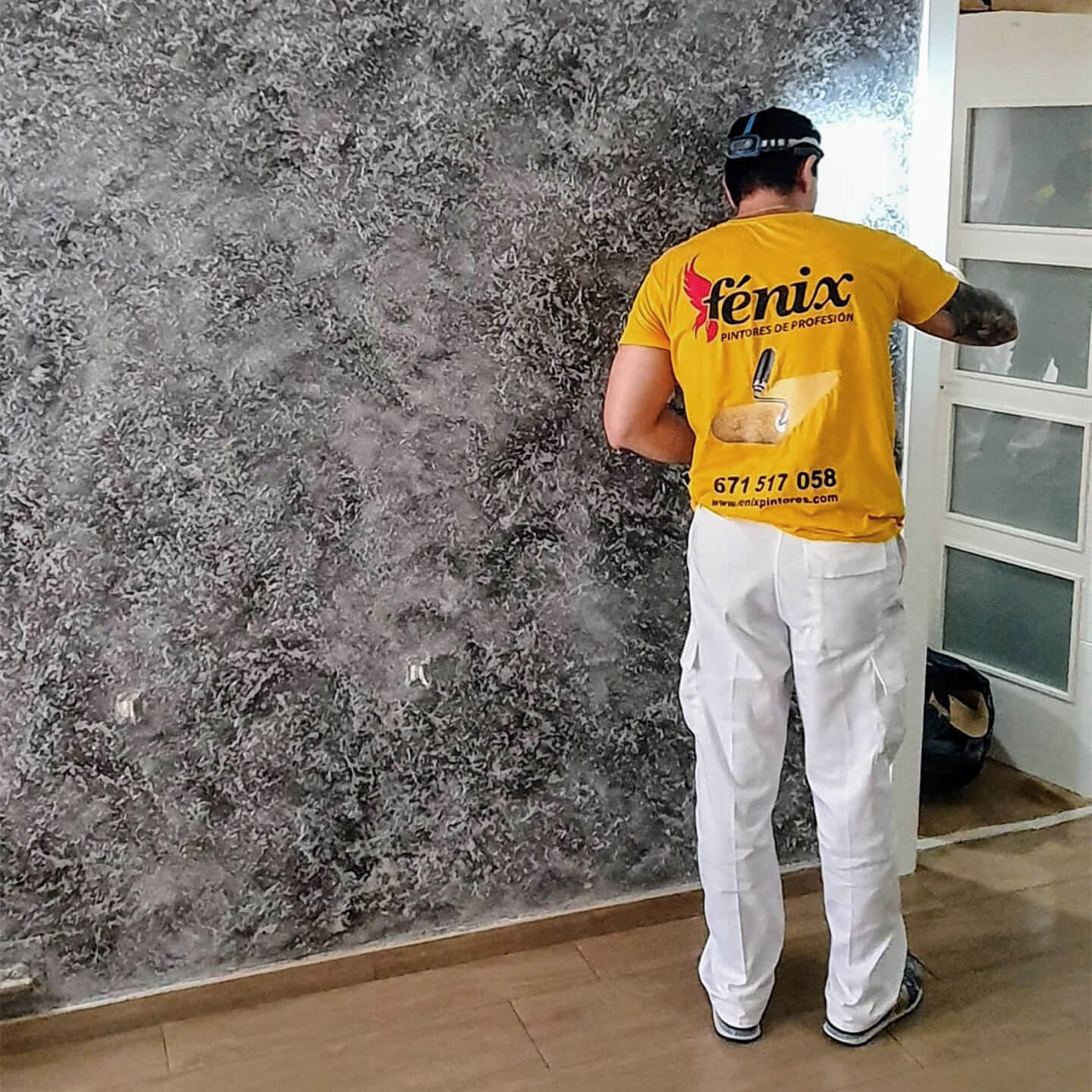 Trabajo de pintura interior