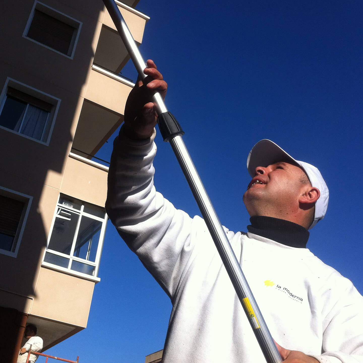 Trabajo de pintura exterior